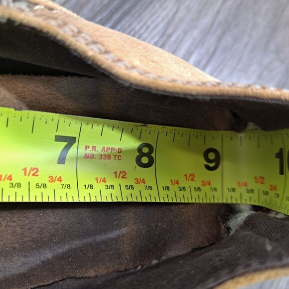 Ariat Moc Style Loafers Cruiser Brown Leather Casual Moc Toe Slip On Shoe Size 7 - Picture 8 of 8